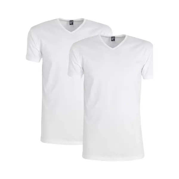 Alan Red Oklahoma Ondershirt Wit, Effen thumbnail