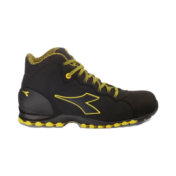 Utility Diadora Beat Da2 Mid S3 Hro Src Lage Werkschoenen, Uniseks, Zwart. thumbnail