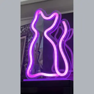 Total Juggling, Nachtlampje, ITotal - Led Sign - Cat