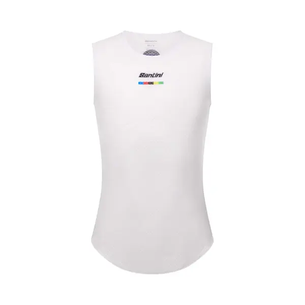 Santini Uci World Champion Funktionsunterhemd ärmellos Weiß - Xs-S thumbnail