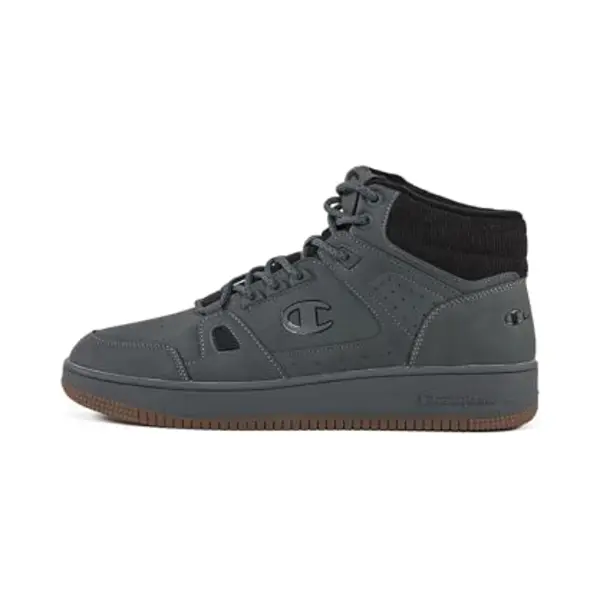 Champion RD18 Cord Mid Herren-Sneakers, Dunkelgrau/Schwarz/Hellbraun (ES014), 44, 5 Eu, Dunkelgrau Schwarz Hellbraun Es014, 44.5 Eu thumbnail