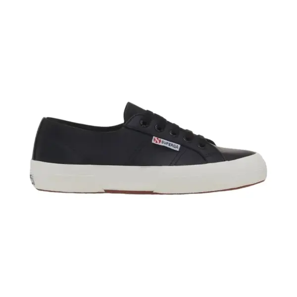 Superga 2750 Nappa Lea - Black F Avorio Trainers thumbnail