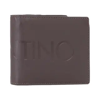 Valentino Leren Portemonnee Mason Wallet Moro Donkerbruin