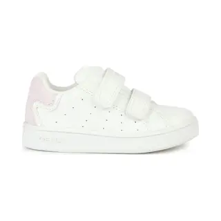 Geox Baby Girl B Eclyper Girl A Trainers, White Lt Pink, 9.5 Uk