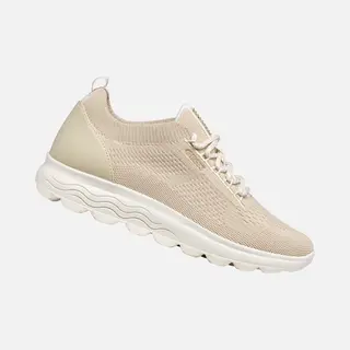 Geox Woman D Spherica A Sneakers Lt Taupe 36 Eu