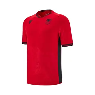 Macron, Unisex, Fussballtrikot, Albanien Trikot (Xl), Schwarz, Orange, Rot, Xl