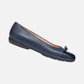 Geox, Damen, Ballerinas, Annytah, Blau, Schwarz, (37)