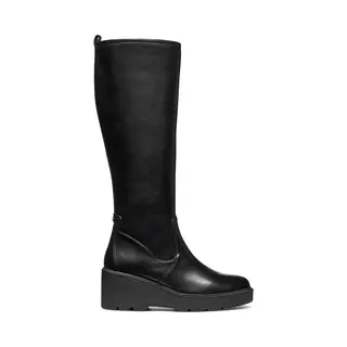 Geox Damenstiefel D Miereille Stivale In Pelle Con Zeppa