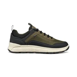 Geox Spherica 4x4 M Tex Khaki Mens Trainers U56FDA-C3009 In A Plain Man-made In Size 43