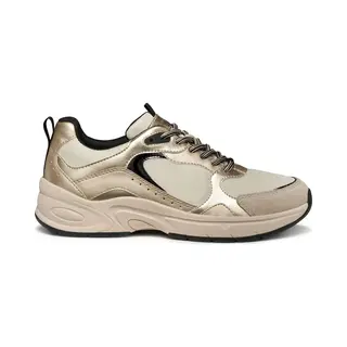 Geox Women's D Zarvia Trainers, Beige, 7.5 Uk