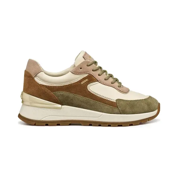 Geox Desya Abx Dames Sneakers - Beige/Groen - Maat 39 thumbnail