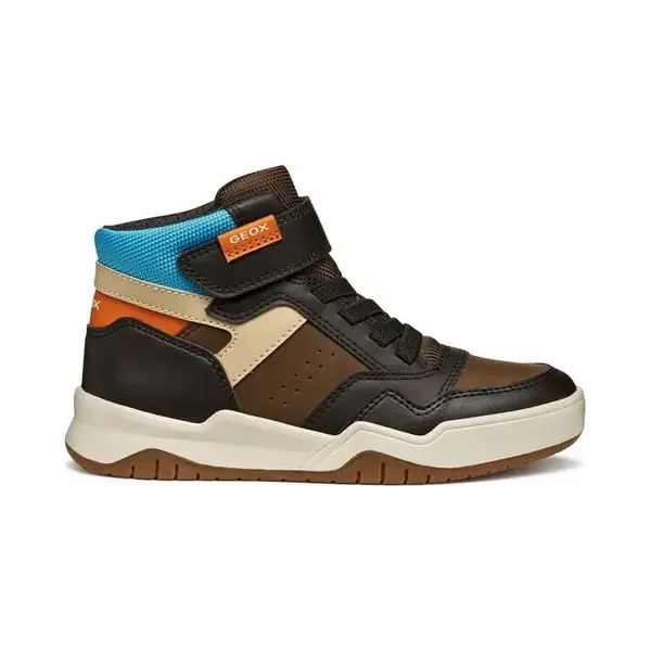 Geox Junior J Perth Boy Sneakers Brown/Lt Blue 33_EU thumbnail