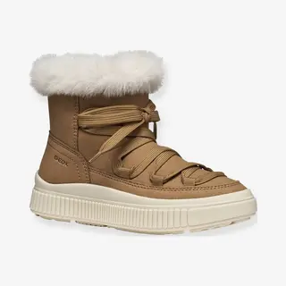 Geox Junior J Laquinny Girl Ankle Boots Whisky 32_EU