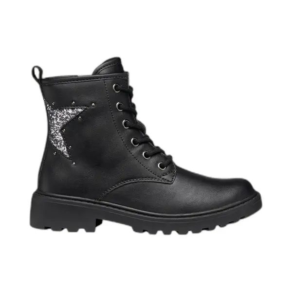 Geox Junior J Casey Girl Ankle Boots Black/Gun 34_Eu thumbnail