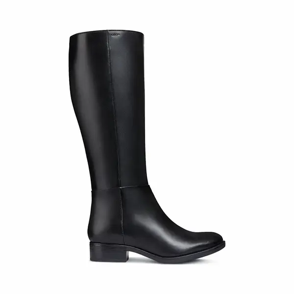 Geox, Damen, Boots + Stiefel, Stiefel, Schwarz, (39) thumbnail