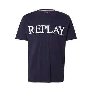 Replay Shirt Marine / Wit