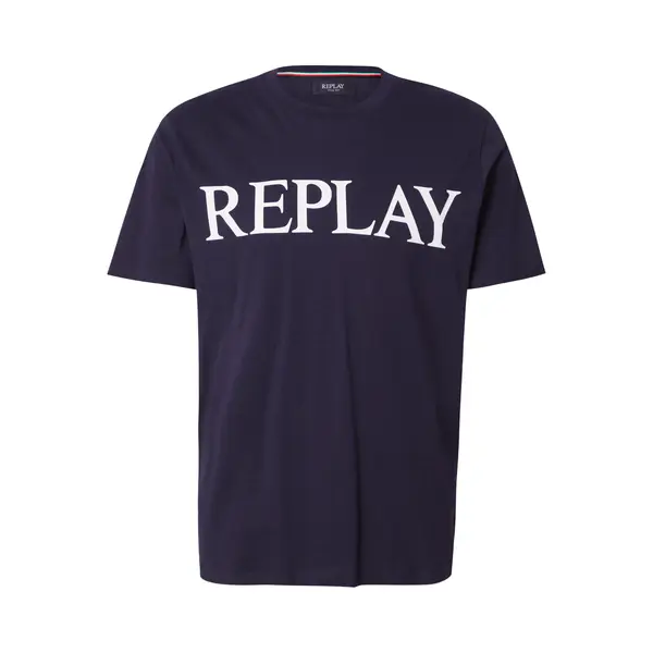 Replay Herren Rundhals T-Shirt Basic Jersey Big 30/1 Regular Fit thumbnail