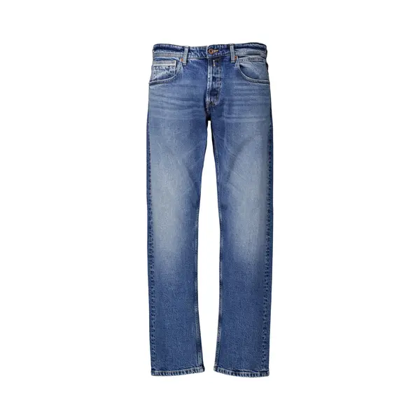 Replay Herren Jeans Blau Straight Fit thumbnail
