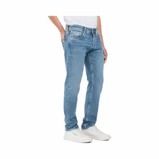 Replay Herren Jeans Blau Straight Fit