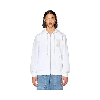 Diesel Ginn K10 Sweatshirt Met Rits Wit L Man
