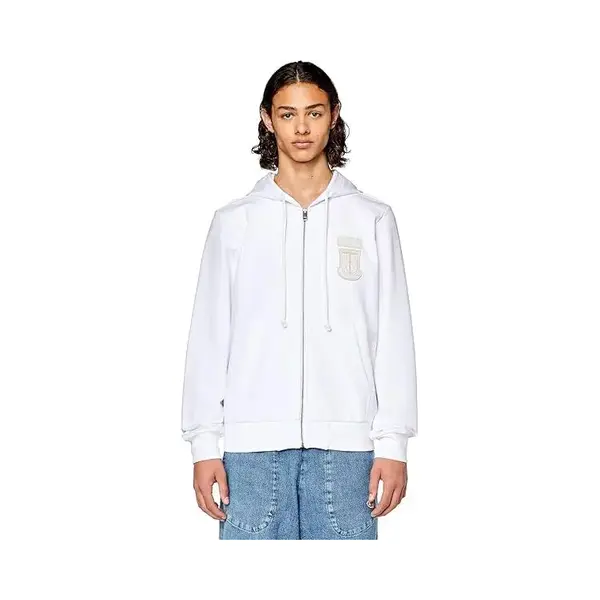 Diesel Ginn K10 Sweatshirt Met Rits Wit L Man thumbnail