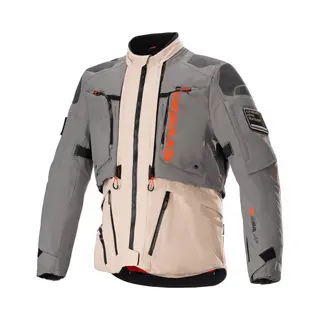Alpinestars 3209623-9684-L Motorradjacke & -weste Männlich Braun, Grau, Orange