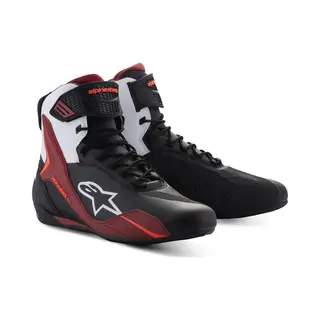 Alpinestars Faster-4 Shoes Black White Dark Red