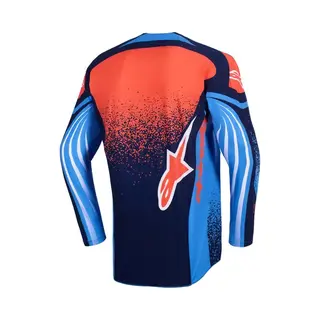 Outdoorshirt Alpinestars Jersey Techstar Nomur Navy/Orange/Ucla Blue Maat Xl