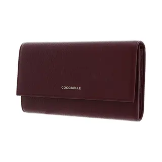 Coccinelle Geldbörse Metallic Soft, Aus Echtem Rindsleder