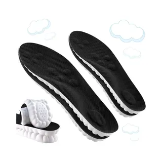 Binnenzolen - 2 Paar Memory Foam Binnenzolen Met Voetboogondersteuning, Comfortabele Massage Binnenzolen Voor Mannen En Vrouwen, Vervangende