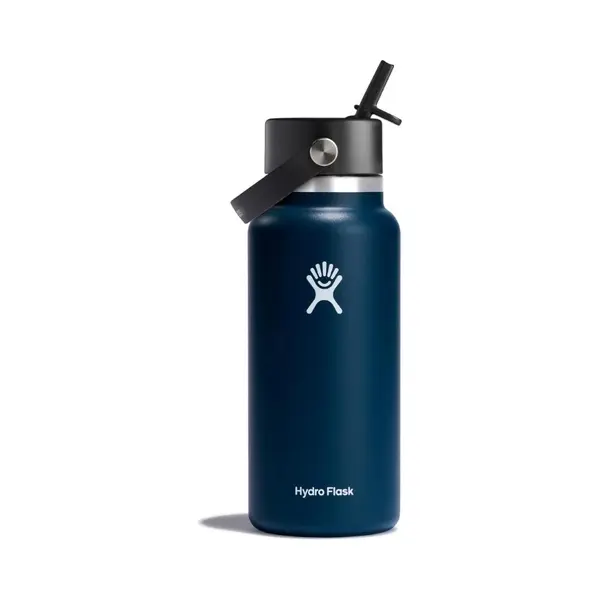 Hydro Flask 32 Oz Wide Flex Straw Cap Thermosfles Indigo 946 Ml thumbnail
