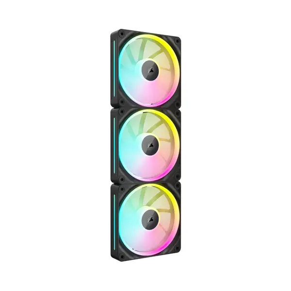 Corsair iCUE Link LX120 Rgb Computer case Fan 12 cm Black 3 pc(s) thumbnail