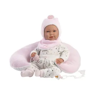 Llorens Mimi Huilende Babypop Met Croissantkussen, 42 Cm