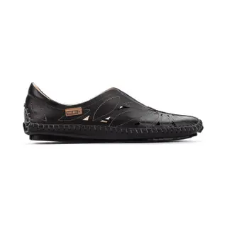 Pikolinos For Woman. 578-7399 Jerez Leather Moccasins Black (40), Flat, None, Casual