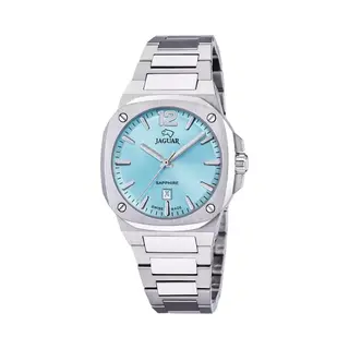 Jaguar Swiss Made Women's Analogue Watch 316L Stainless Steel Silver – Quartz – High Resistance Sapphire Crystal – Waterproof 10 Atm – Date