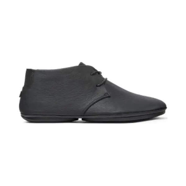 Camper For Woman. K400221-036 Right Nina Leather Ankle Boots Black (40), Flat, 1 To 3 Cm, Laces, Casual thumbnail