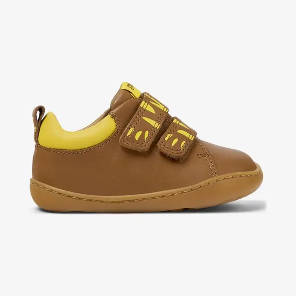 Camper Peu Cami Fw Baby Sneaker Braun/gelb - 22 thumbnail