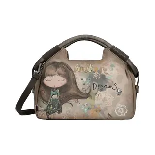 Anekke Umhängetasche Handtasche Real Bowling Bag Multicolor Mehrfarbig