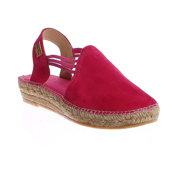 Toni Pons Nuria Fuchsia Womens Espadrilles 0110-62 In A Plain Leather In Size 36 thumbnail