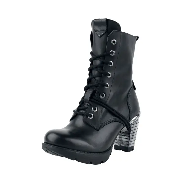 New Rock Trail Negro Tacon Acero Boot Black thumbnail