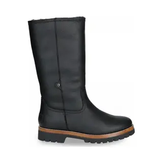 Panama Jack Bambina B104 Laarzen Zwart Leer - Dames - Maat 36