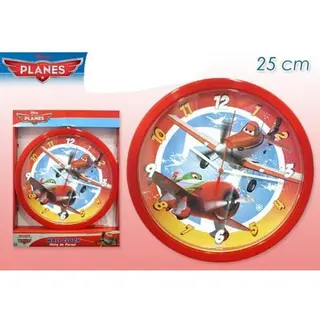 Kids Euroswan Disney Planes Wandklok 24 Cm Doorsnee