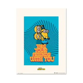 Grupo Erik Poster Minions - Take Your Friends - With You 30x40cm