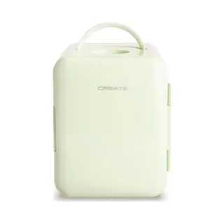 Create / Fridge Mini Box/Mini-Kosmetik-Kühlschrank Pastellgrün/Retro-Design, Warm- Und Kaltfunktion, 4L Fassungsvermögen, Leicht Zu Tragen, 48W