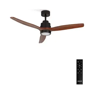 ‎Create Create - Stille Plafondventilator Van 40 W Met Technische Abs-bladen, Verkrijgbaar In Verschillende Maten - S - Met Licht - Afstandsbediening - Wind
