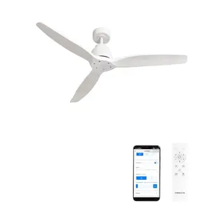 Create Create - Stille Plafondventilator Van 40 W Met Technische Abs-bladen, Verkrijgbaar In Verschillende Maten - M - Geen Licht - Wifi - Wind Stylance