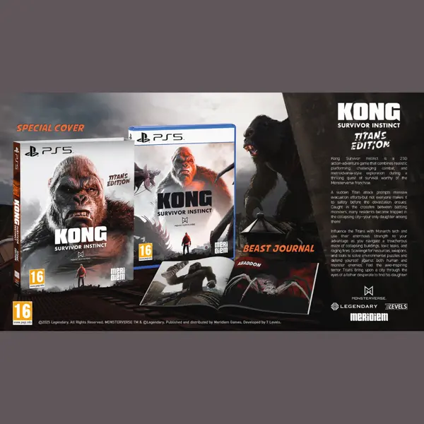 Meridiem Games Kong: Survivor Instinct - Titans Edition Speciaal PlayStation 5 thumbnail