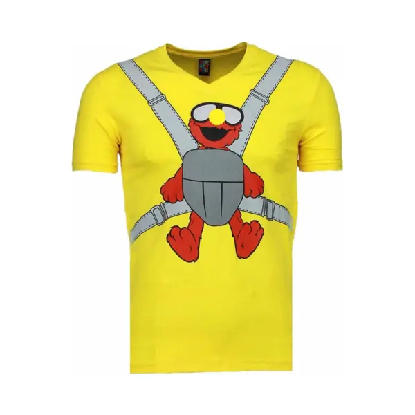 Local Fanatic Baby Bear - T-shirt - Geel thumbnail