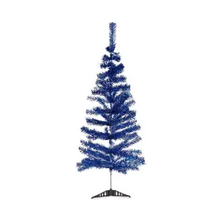 Krist+ Kunst Kerstboom - Blauw - H120 Cm - Kunststof - Kunstboom