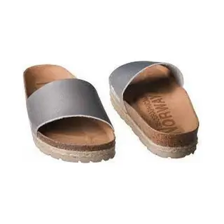 Geographical Norway Sandalias Baja Verano GNW20406-26, Vrouwen, Zilver, Slippers, Maat, 37 Eu